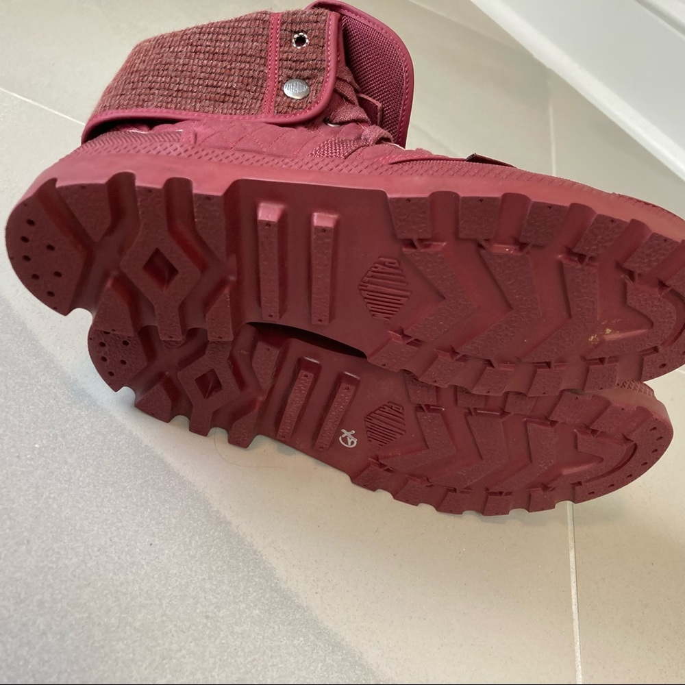palladium unisex sneakers boots red Men’s 13 Women’s 14.5 - Picture 13 of 13